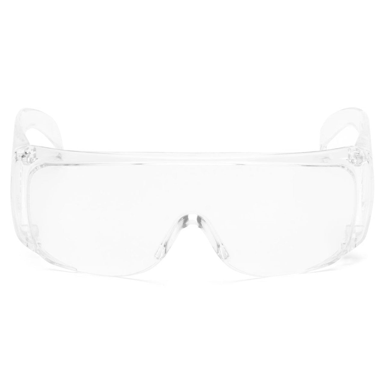 Pyramex Solo Visitor Safety Glasses, Clear Lens, Clear Frame - 12/Pack