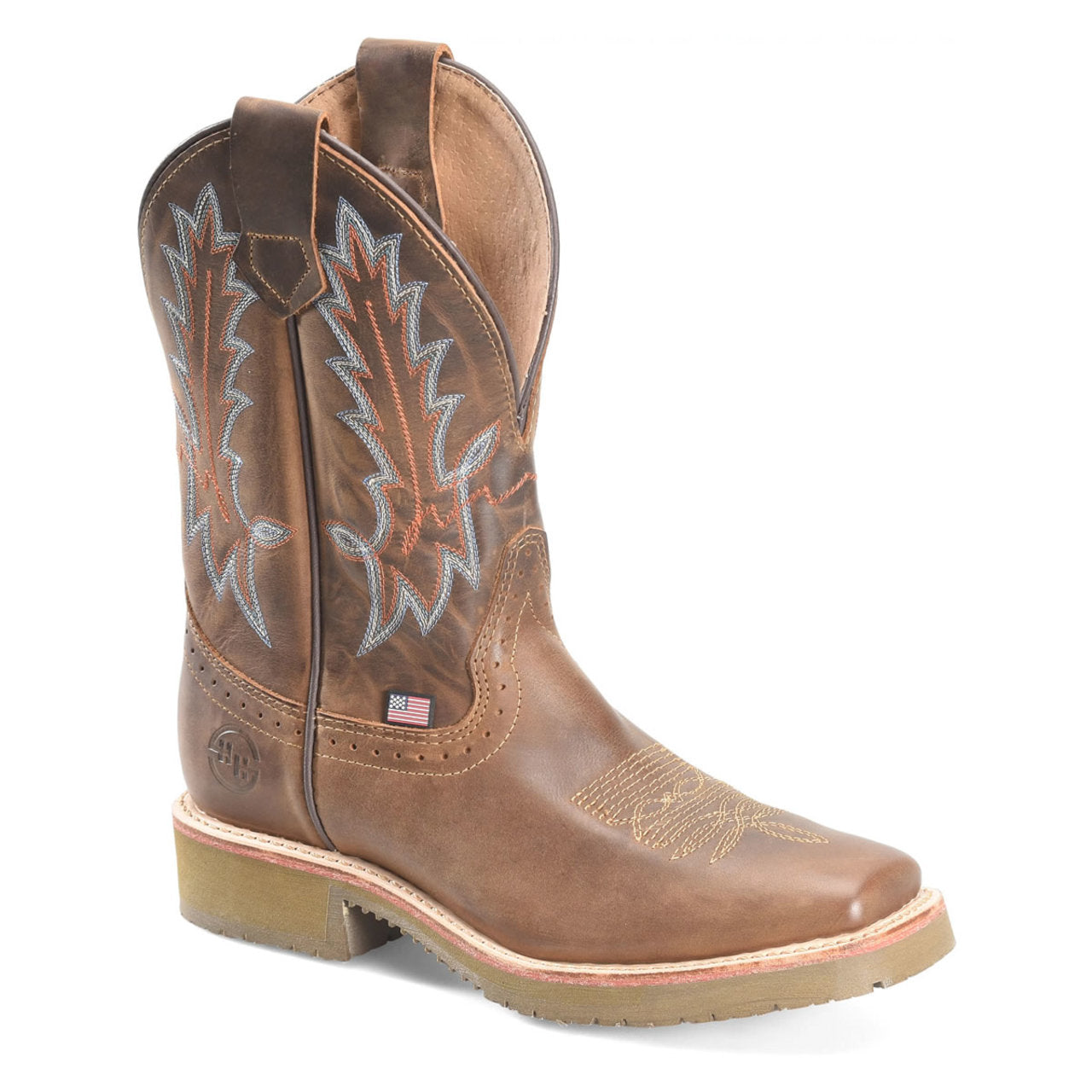 Double-H Men's 11" Aberdeen Roper Plain Toe Boots, DH4568, Brown