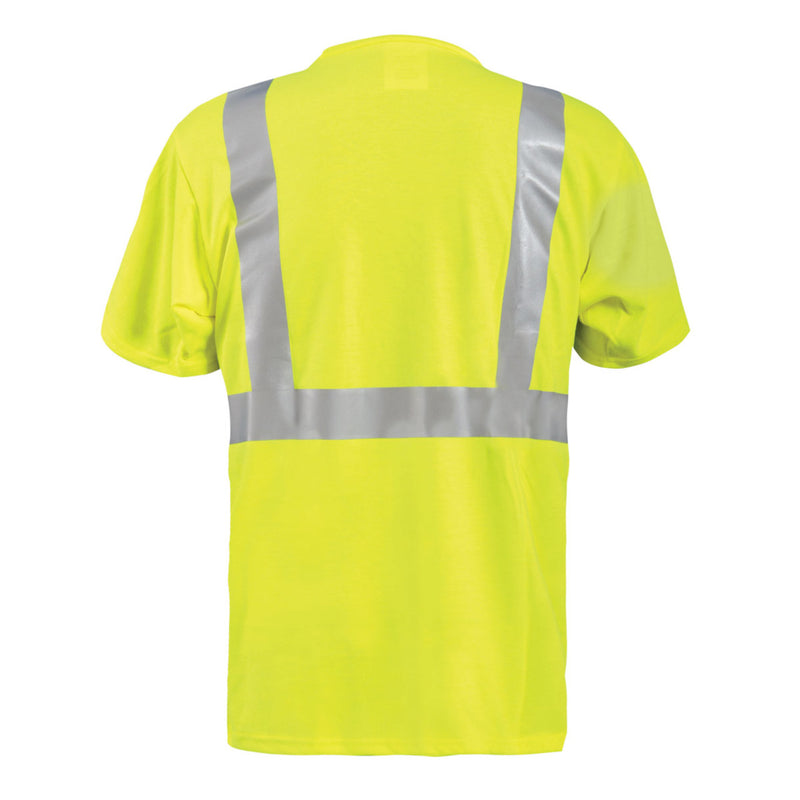 Occunomix Type R Class 2 Hi-Vis Flame Resistant Short Sleeve T-Shirt, FR-TM2112