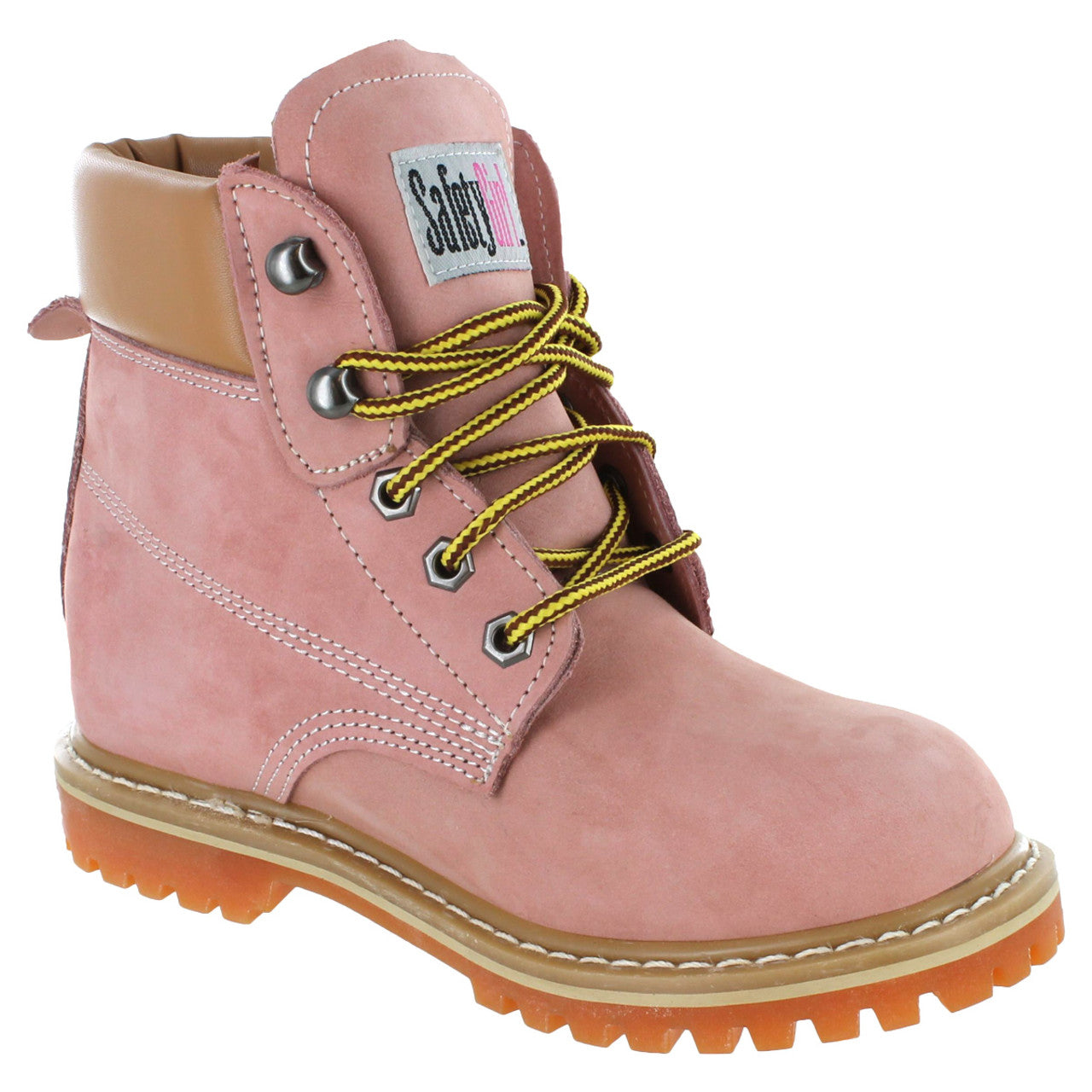 Safety Girl Women's Soft Toe Work Boots - Pink