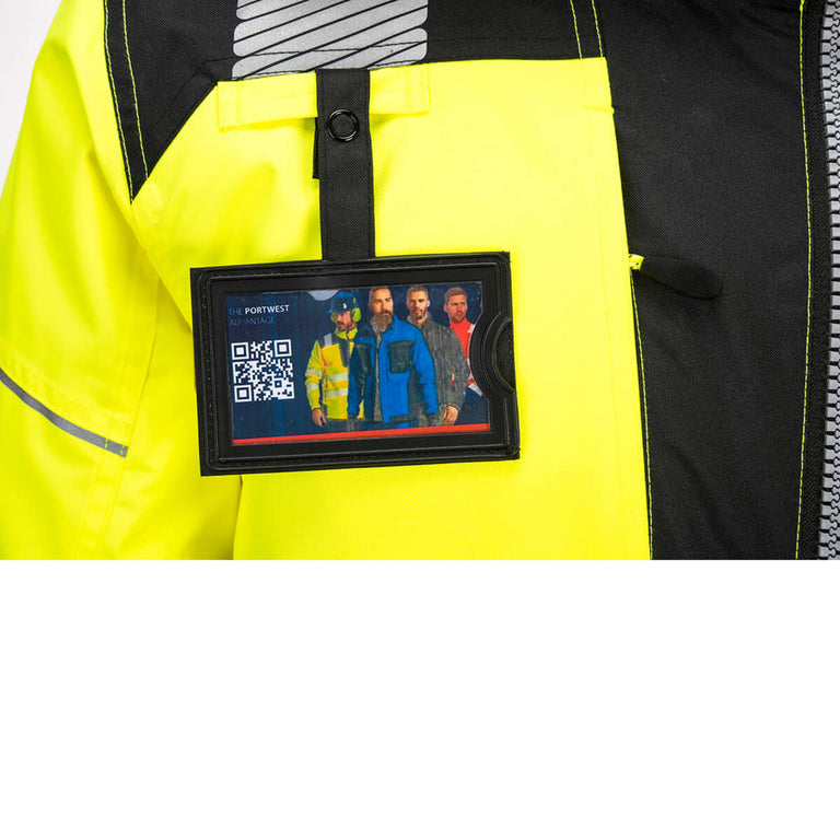 Portwest Men's Hi-Vis Winter Parka Jacket - PW369