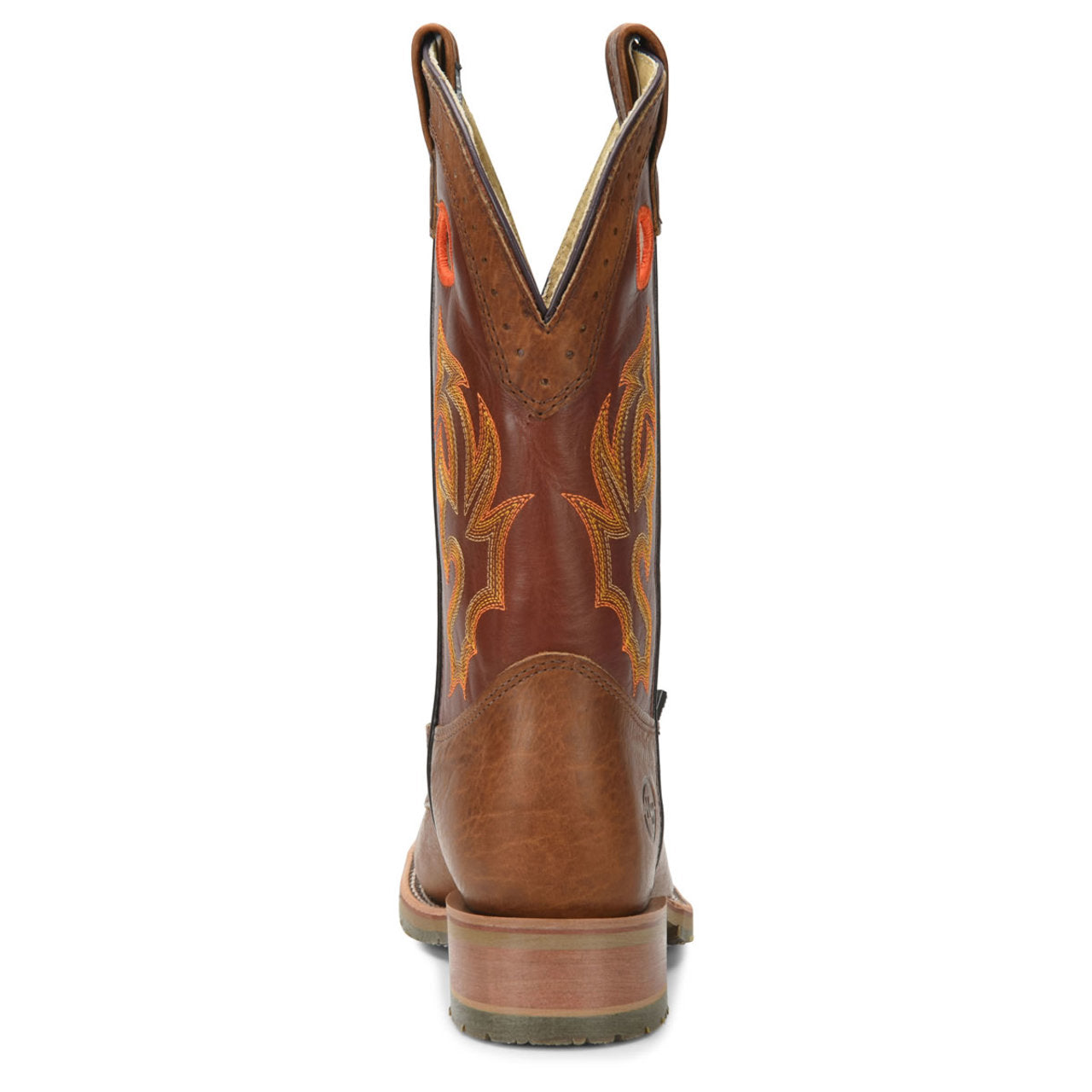Double-H Men's Mickey 13" Roper Steel Toe Boots, DH5400, Brown