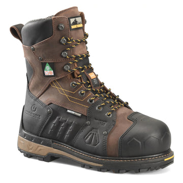 Matterhorn Men's Maximus 2.0 8" Waterproof EH Met-Guard Composite Toe Boots, MTC300, Brown