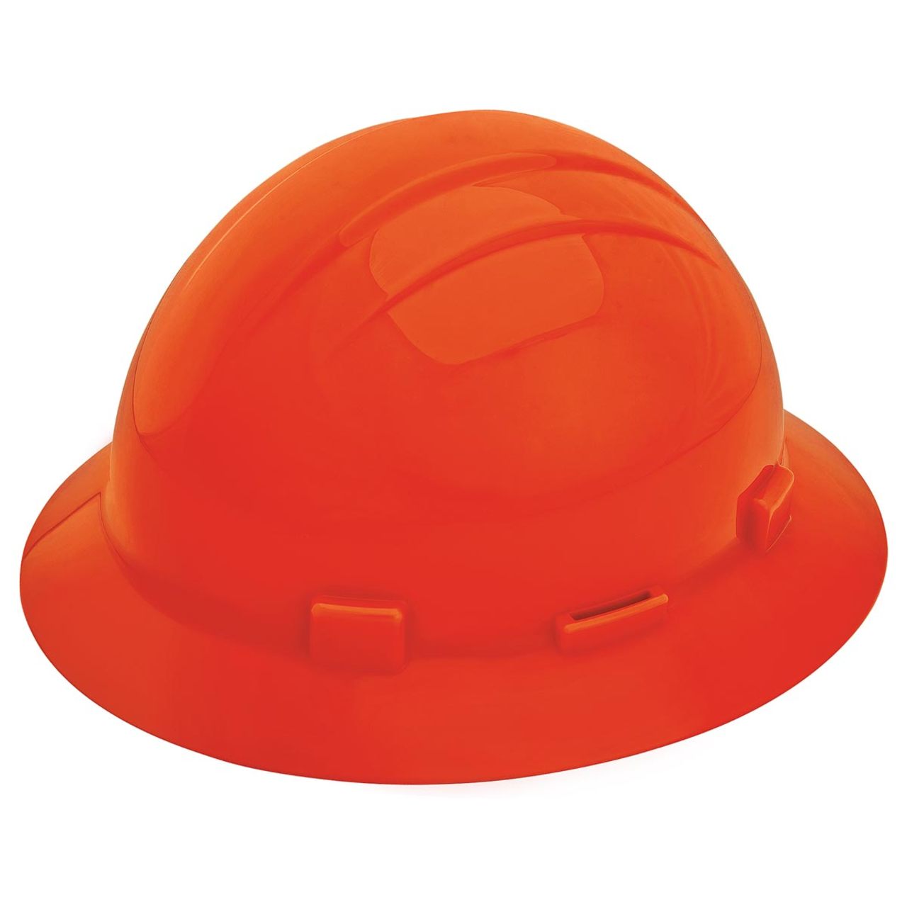 Delta Plus Americana Full Brim Slotted Hard Hat, 4-Point Ratchet Suspension