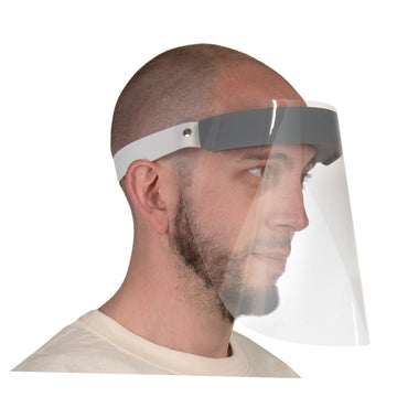 Rugged Blue Protective Face Shield - 10 Pack