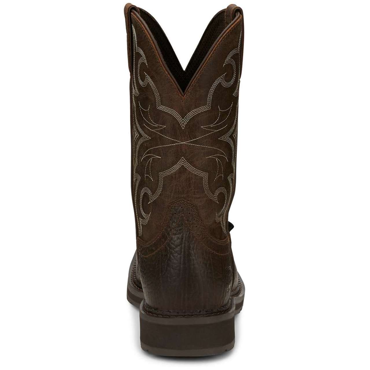 Justin Men's Amarillo 11" EH Steel Toe Boots, SE4313, Brown
