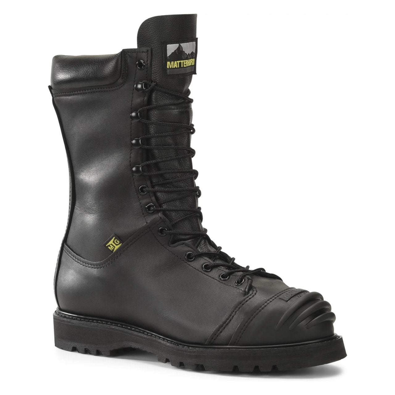 Matterhorn Men's Banksman 10" Waterproof EH Met-Guard Steel Toe Boots, 12255, Black