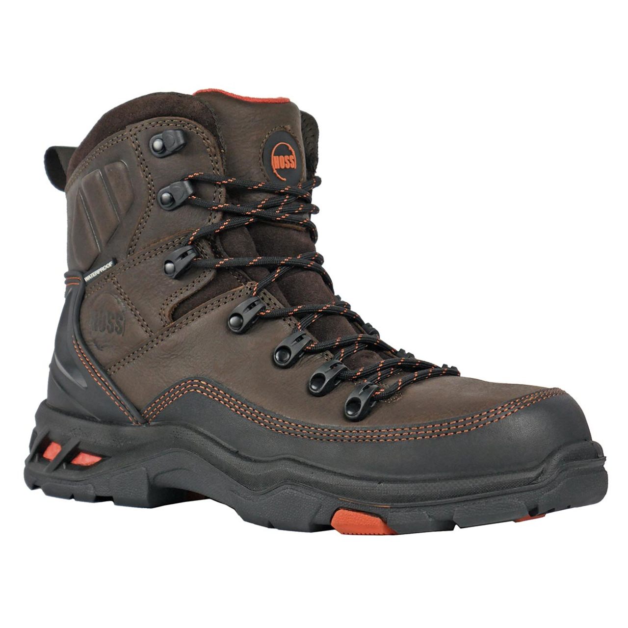 Hoss Men's Traverse 6" Composite Toe Boots, 60260, Brown