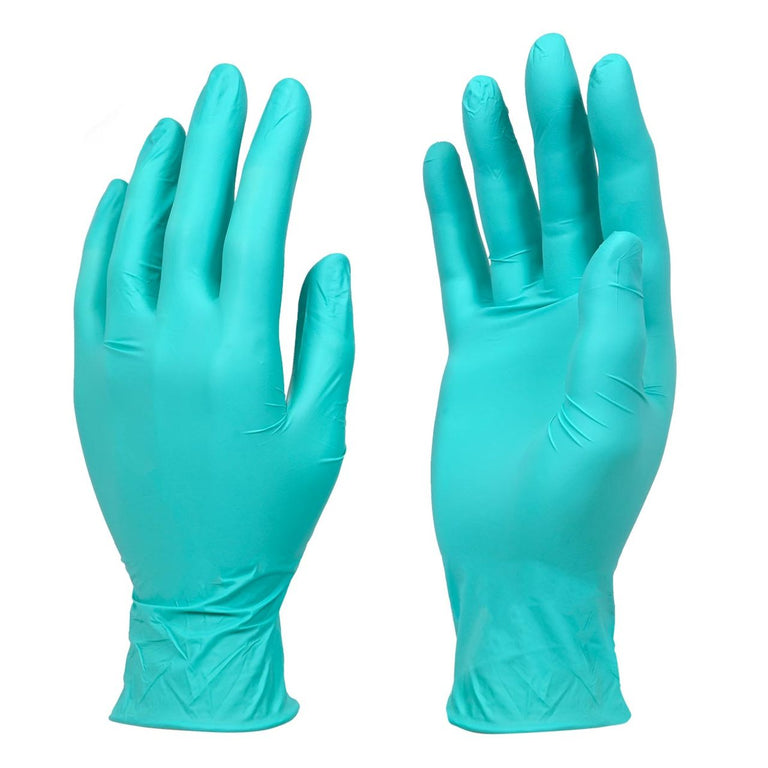 DASH Alasta Aloe Nitrile Exam Grade Disposable Gloves, Chemo Tested, Green, 3.9 mil, Box of 100