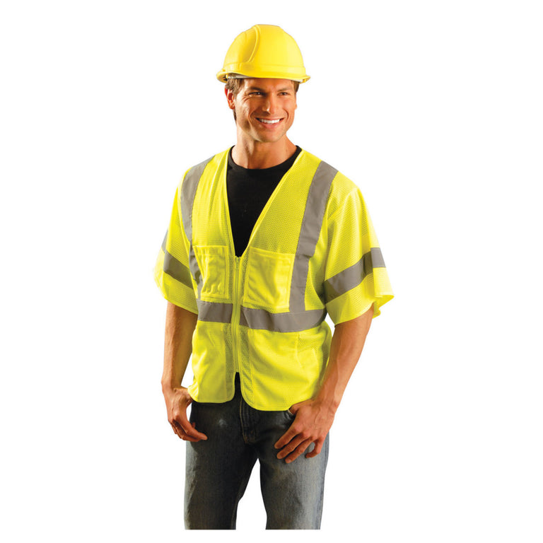 OccuNomix Type R Class 3 High-Vis Classic Surveyor Mesh Vest - LUX-HSGCS