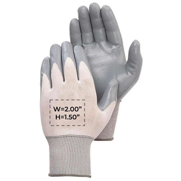 Custom Nitrile Coated Gloves, GL400, 144 Pairs