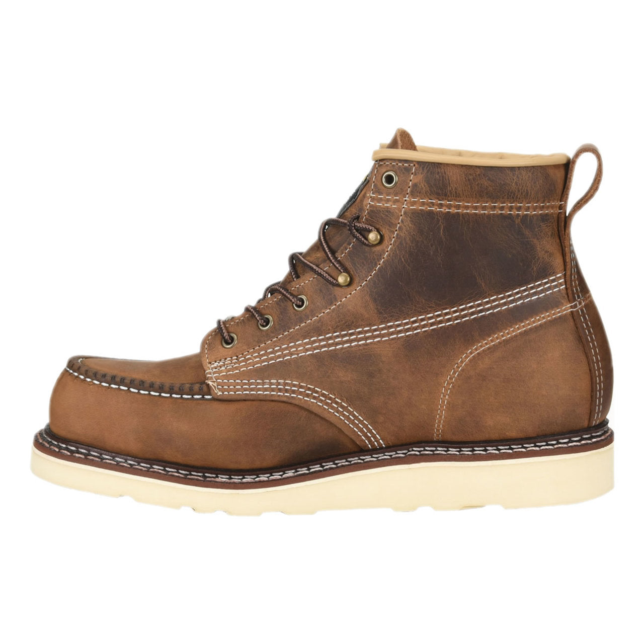 Carolina Men's AMP 6" USA EH Soft Toe Boots, CA7011, Old Town Folklore