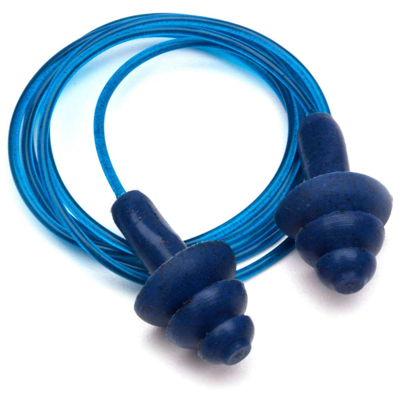 Pyramex RPD3001 NRR 24dB Metal Detectable Reusable Corded Earplugs, 50 Pair, Blue