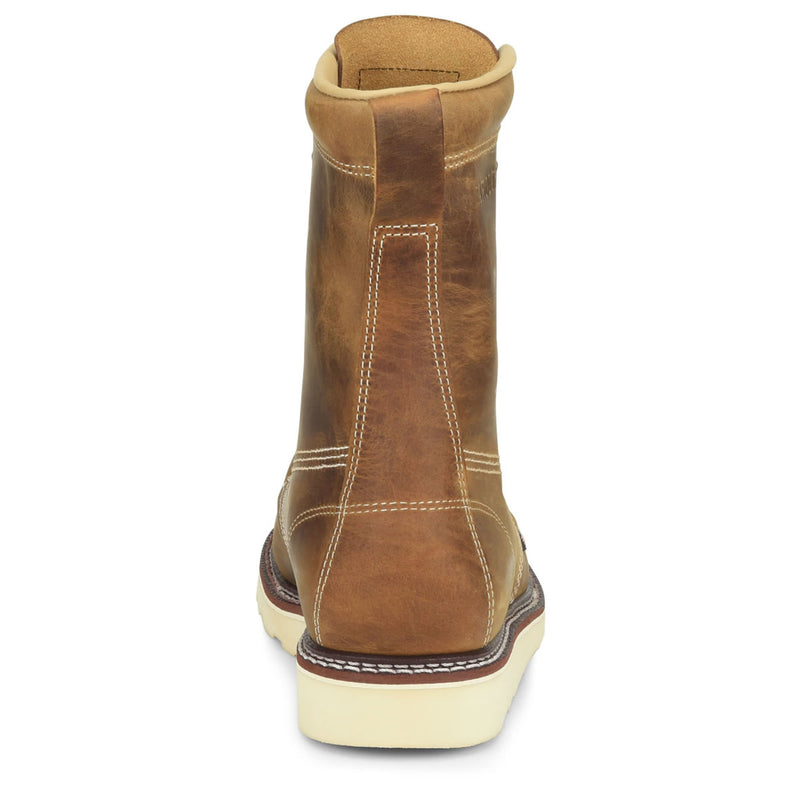 Carolina Men's AMP USA 8" EH Steel Toe Boots, CA7505, Tan