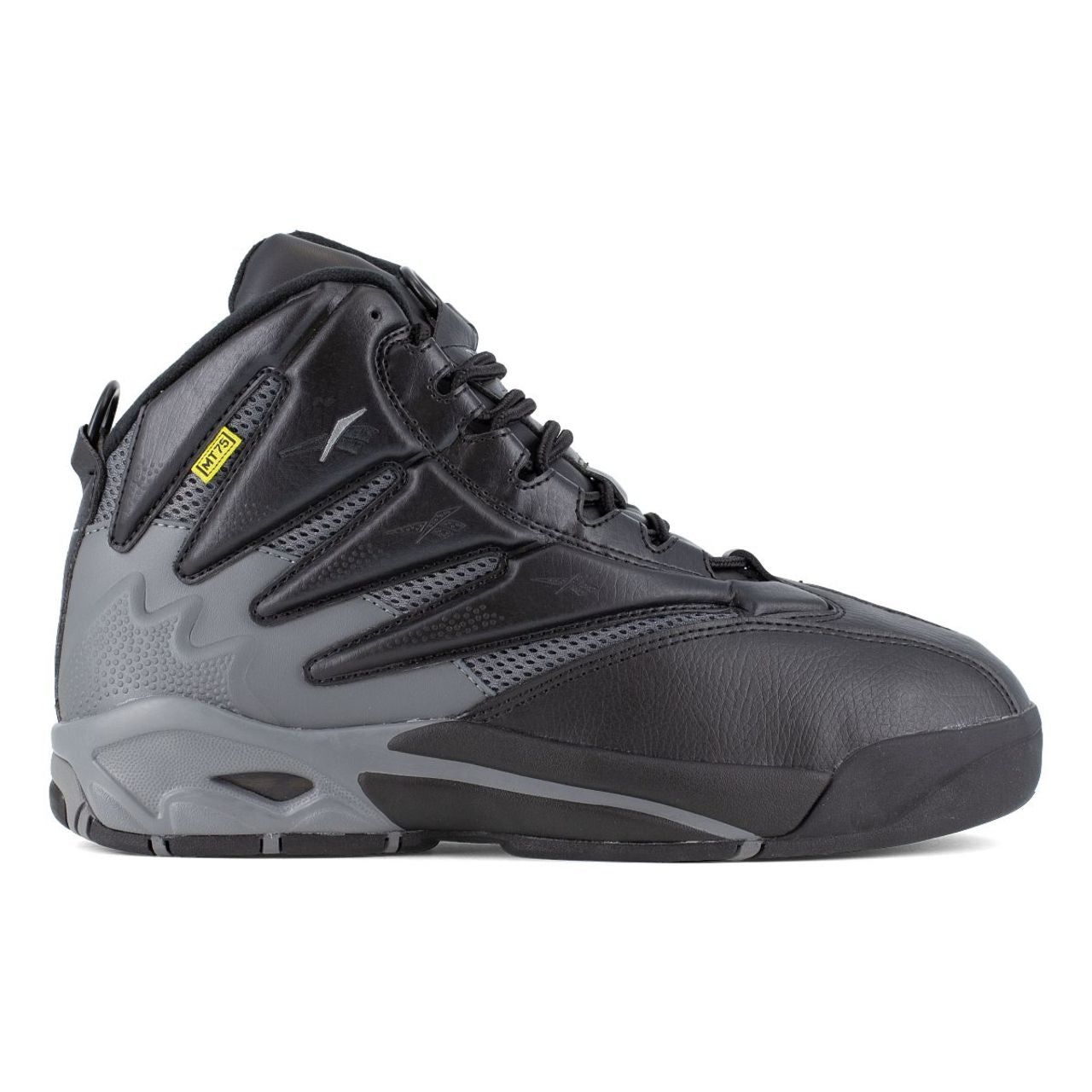 Reebok Men's The Blast EH Composite Toe Work Sneakers, Black and Dark Grey RB9406