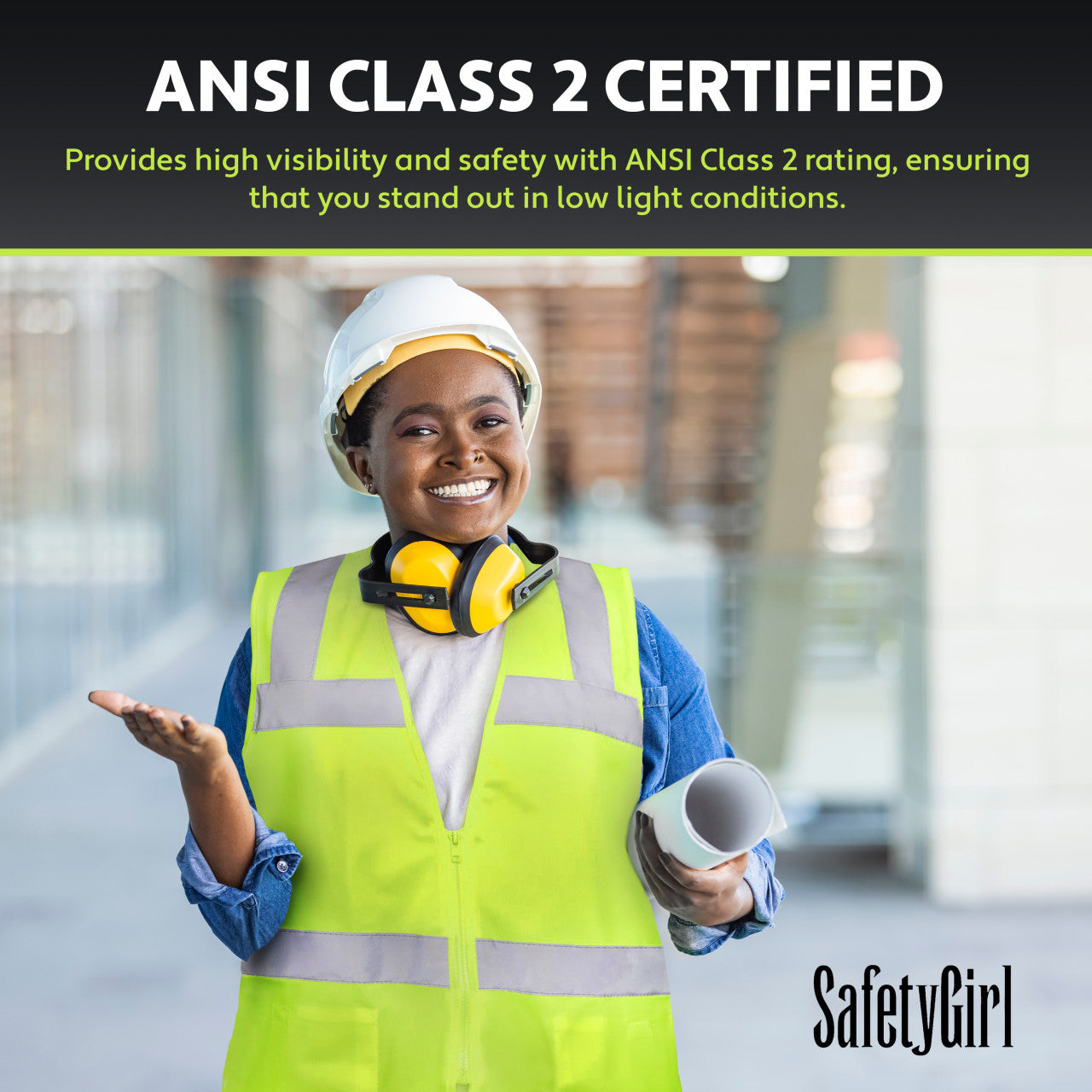 Safety Girl Women's Type R Class 2 Hi-Vis Safety Vest