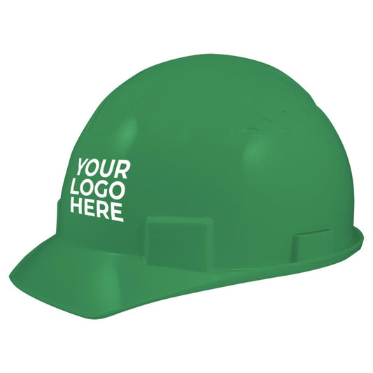 Custom General Electric Non-Vented Cap Style Hard Hat 4-Point Ratchet Suspension, GH327