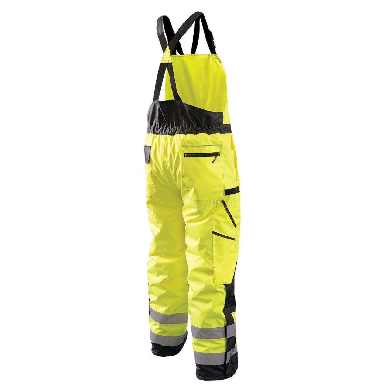 Occunomix Type R Class E Hi-Vis Insulated Winter Bib Pants, LUX-WBIB