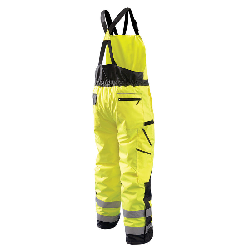 Occunomix Type R Class E Hi-Vis Insulated Winter Bib Pants, LUX-WBIB