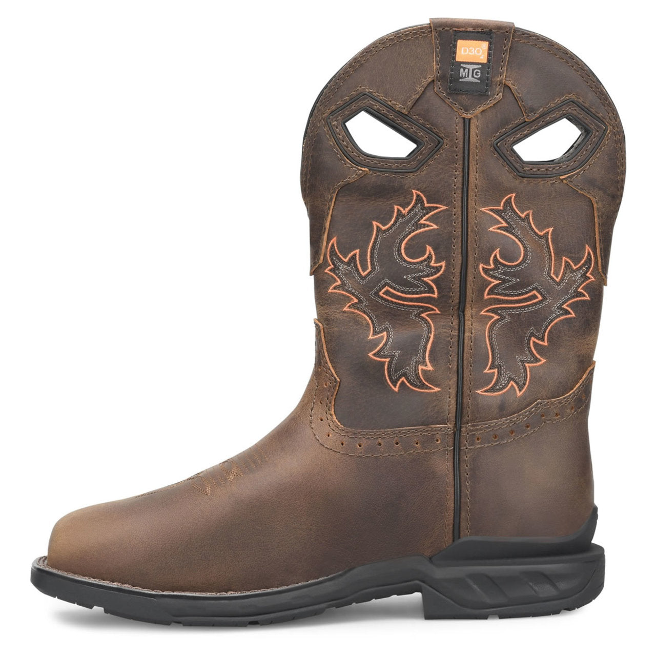 Phantom Rider Men's 11" Redeemer EH Met-Guard Boots, DH5379, Brown