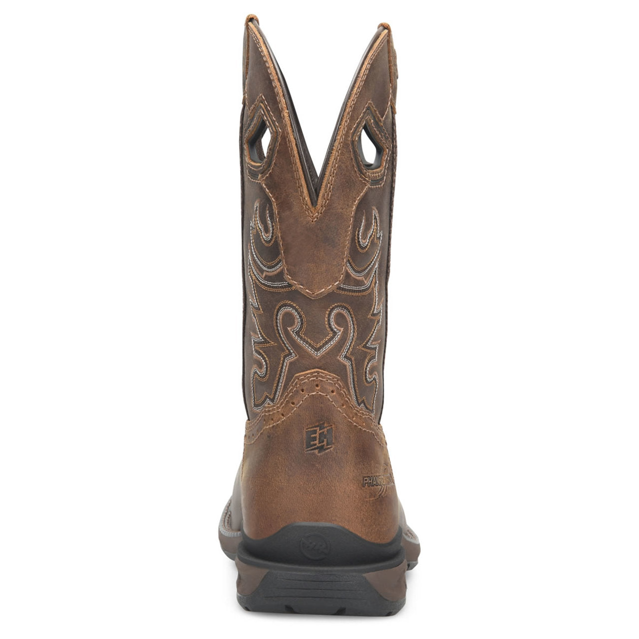 Phantom Rider Men's Wilmore 11" Roper Waterproof Soft Toe Boots, DH5380, Brown