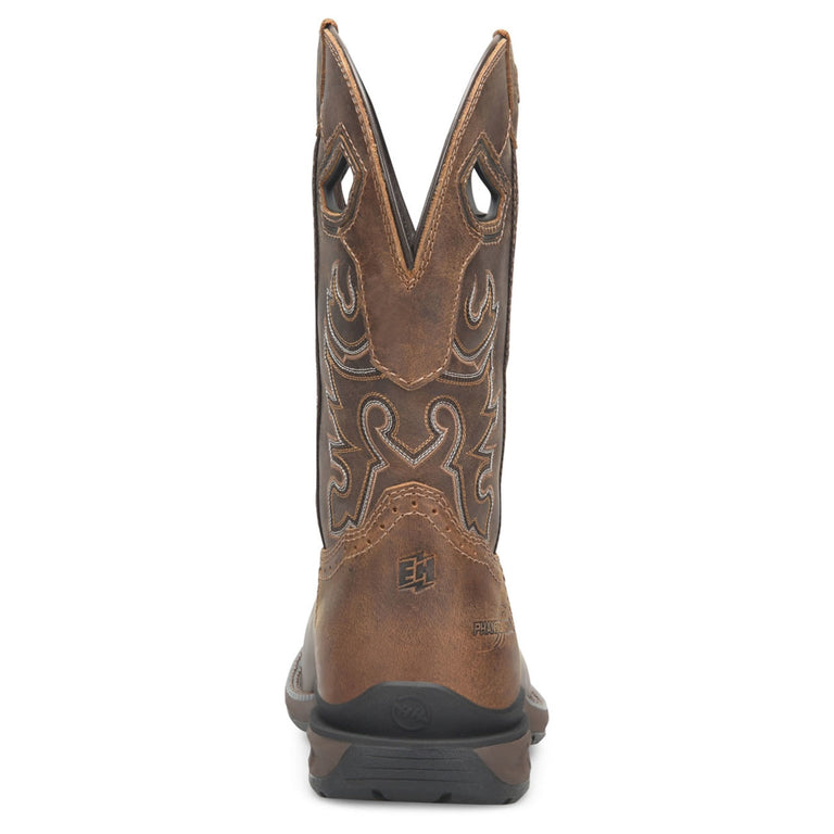 Phantom Rider Men's Wilmore 11" Roper Waterproof Soft Toe Boots, DH5380, Brown