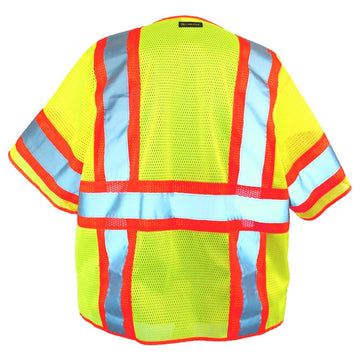 OccuNomix Type R Class 3 Hi-Vis Two-Tone Mesh Safety Vest, LUX-HSCLC3Z