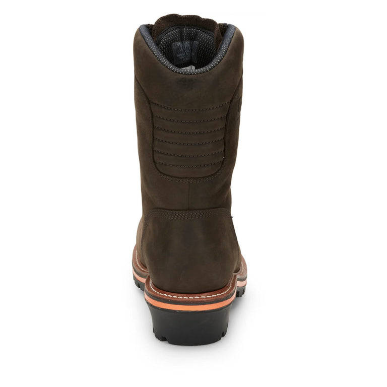 Chippewa Men's Thunderstruck 10" Logger Waterproof Insulated EH Nano Composite Toe Boots, TH1031, Brown