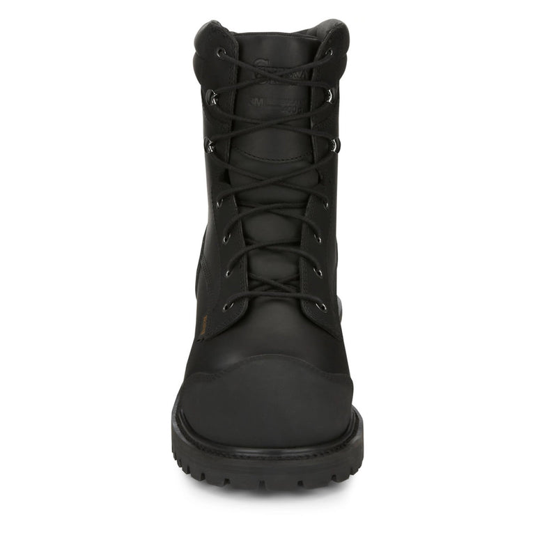 Chippewa Men's Aldarion 8" Logger Waterproof Insulated Composite Toe Boots, 55058, Black