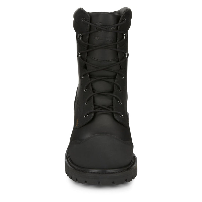 Chippewa Men's Aldarion 8" Logger Waterproof Insulated Composite Toe Boots, 55058, Black