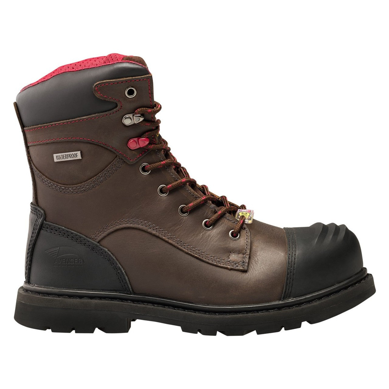Avenger Men's Hammer Waterproof Insulated EH Carbon Toe Boots, A7573, Brown