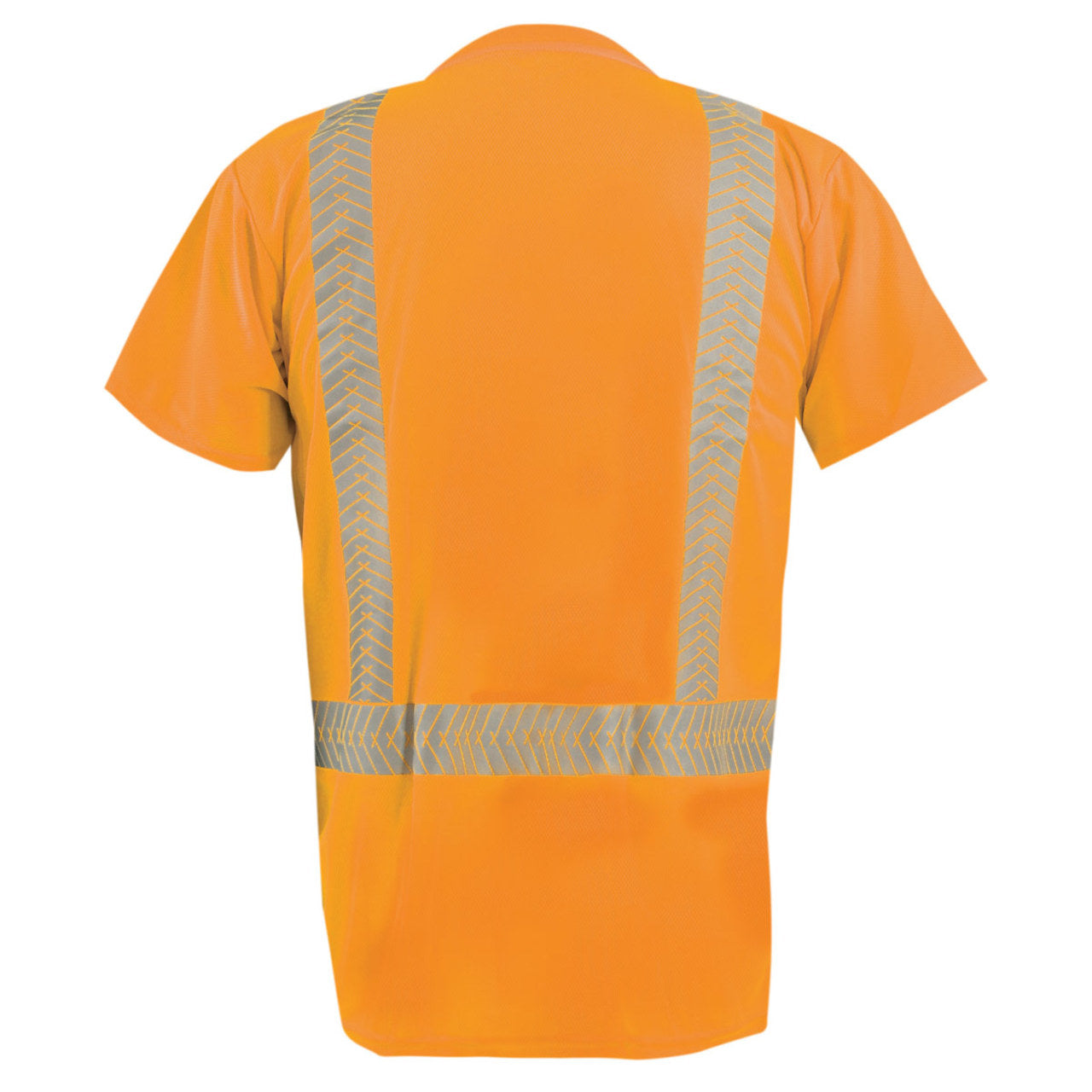 OccuNomix Type R Class 2 Hi-Vis Segmented Tape Short Sleeve T-Shirt, LUX-TSSP2B