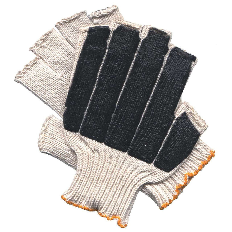 Red Hare Palm Coated Fingerless Gloves - Single Pair