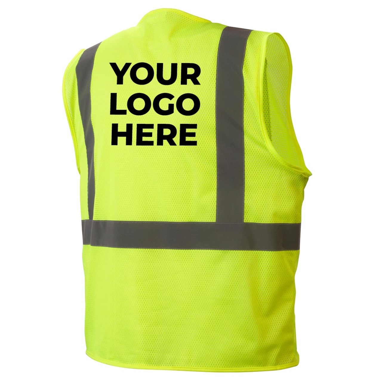 Custom Pyramex RVHLM29 Type R Class 2 Hi-Vis Mesh Safety Vest