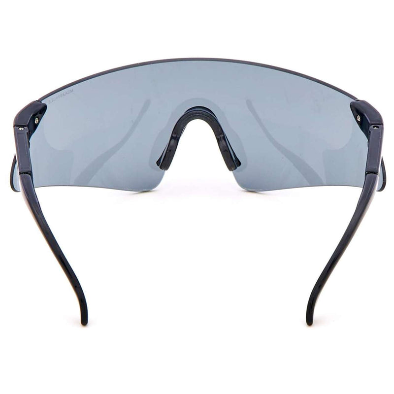 MSA Luxor Safety Glasses, Gray Lens, Black Frame - 697517