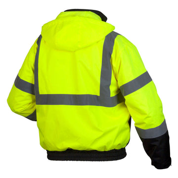 Pyramex RJ31 Type R Class 3 Hi-Vis Waterproof Fleece Lined Jacket