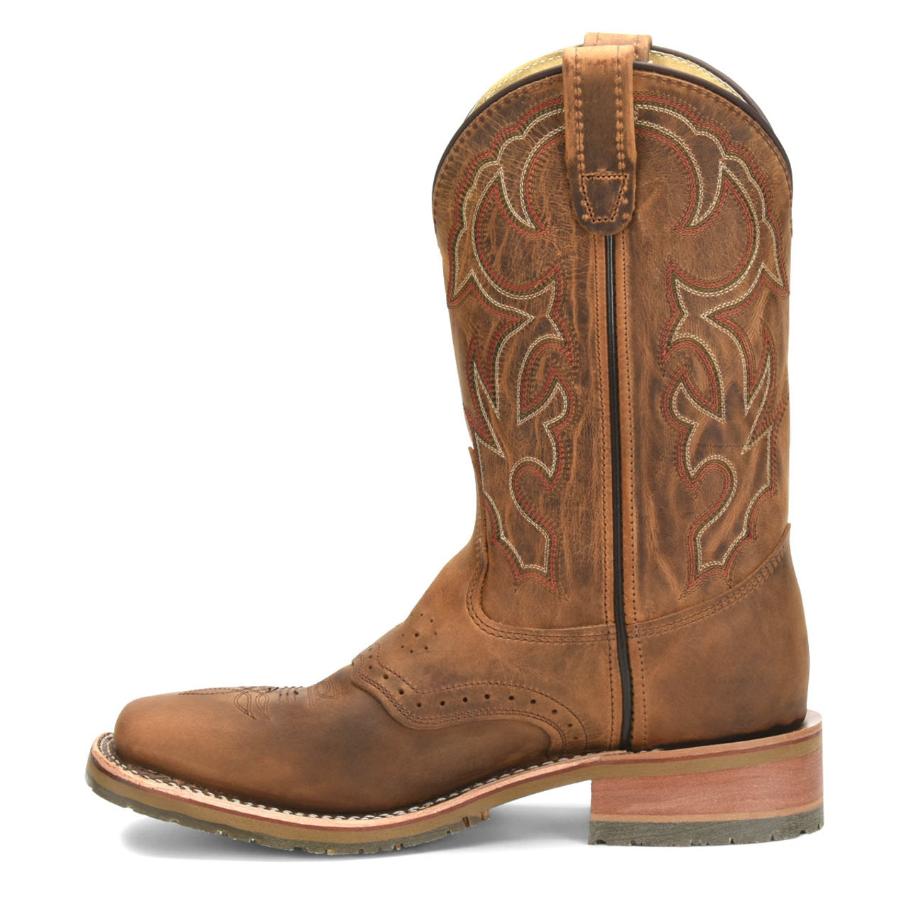 Double-H Men's Jase 11" Roper Soft Toe Boots, DH3560, Brown