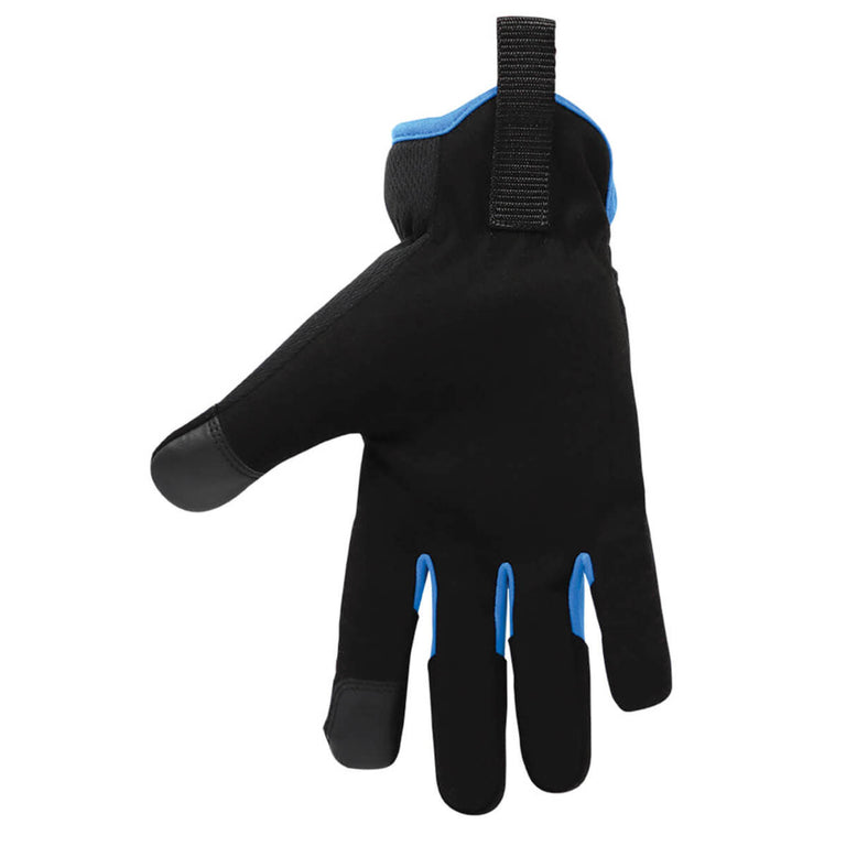 General Electric GG400 Touchscreen Mechanics Gloves, Black/Blue