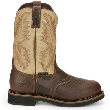 Justin Men's Superintendent 11" EH Steel Toe Boots, SE4661, Brown