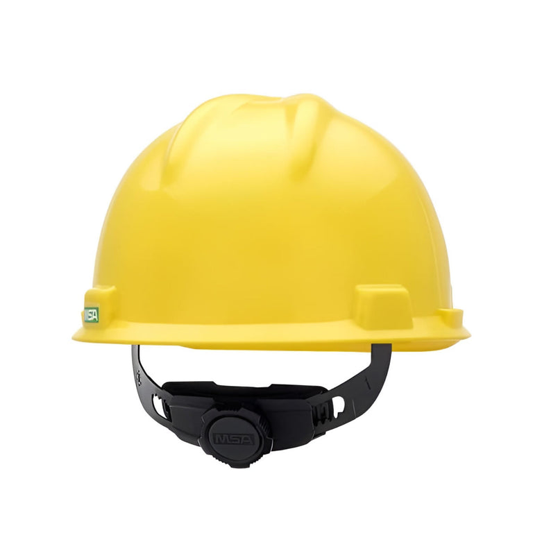 MSA Small V-Gard Cap Style Hard Hat Fas-Trac III Suspension - 477479 - Yellow
