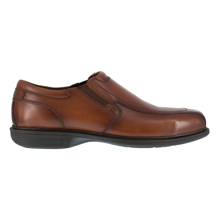 Florsheim Men's Coronis Dress Slip-On Oxford SD Steel Toe Shoes, FS2006