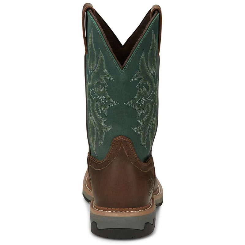Justin Men's Bolt 11" Waterproof EH Composite Toe Boots, SE4105, Tan