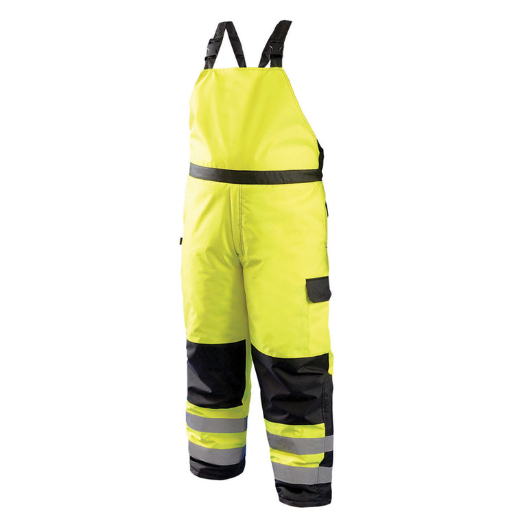 Occunomix Type R Class E Hi-Vis Insulated Winter Bib Pants, LUX-WBIB