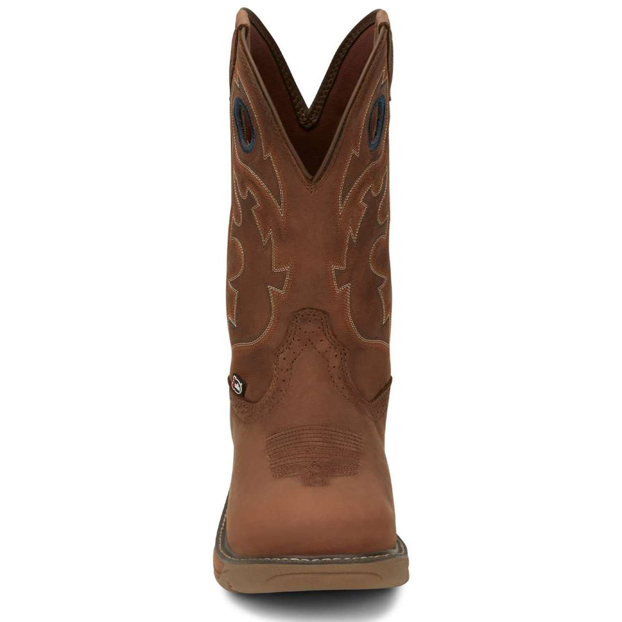 Justin Men's Rush 11" Waterproof EH Soft Toe Boots, SE4332, Brown