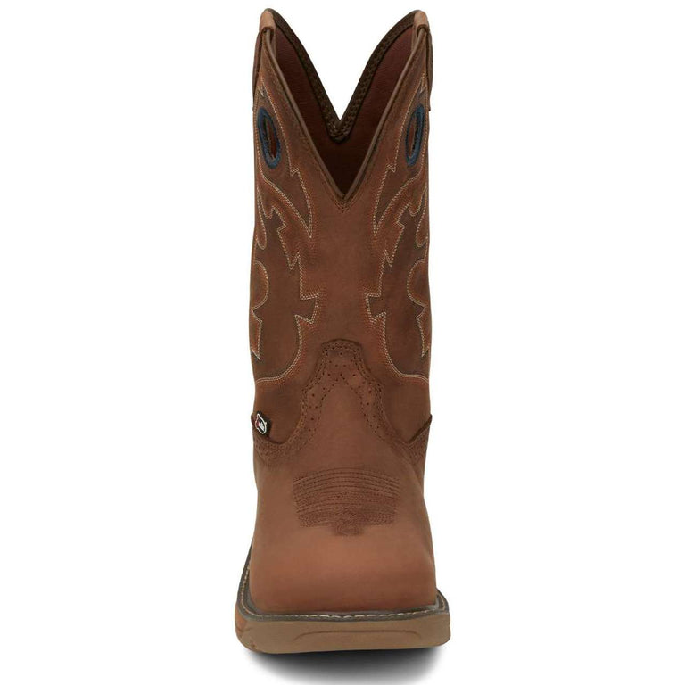Justin Men's Rush 11" Waterproof EH Soft Toe Boots, SE4332, Brown