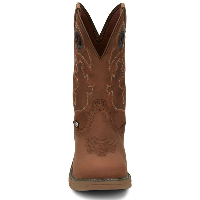Justin Men's Rush 11" Waterproof EH Soft Toe Boots, SE4332, Brown