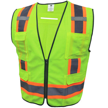 General Electric Type R Class 2 Hi-Vis Safety Vest with Contrasting Trim, GV082