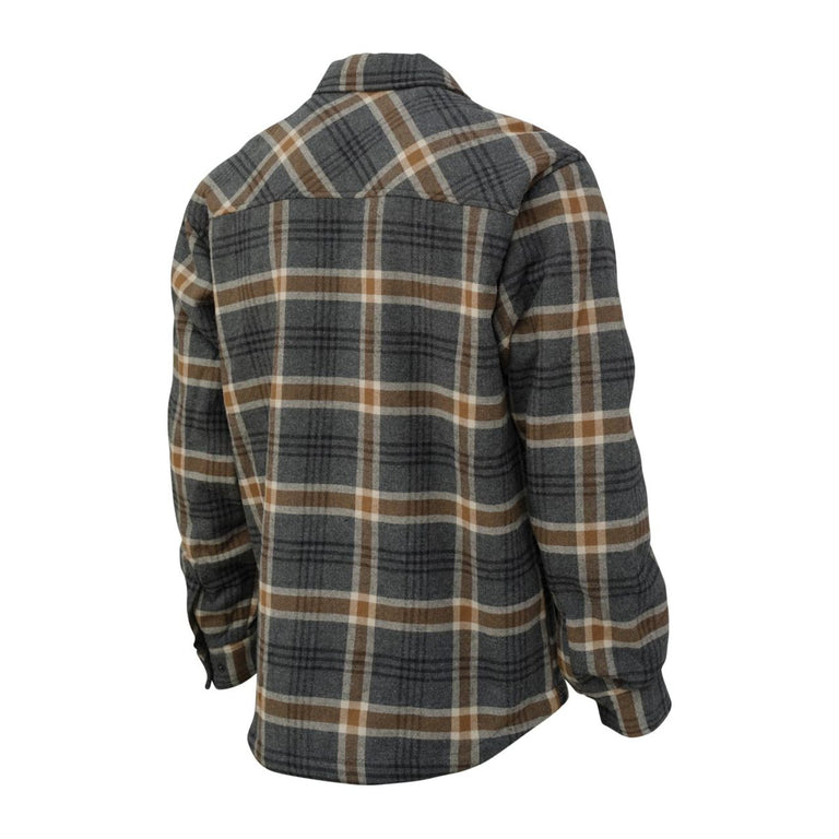 Tough Duck WS15 Men's Sherpa Bonded Flannel Jac-Shirt