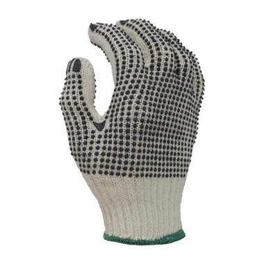 TASK 7G 2-Sided PVC Dotted Gloves, TSK11201, Natural/Black