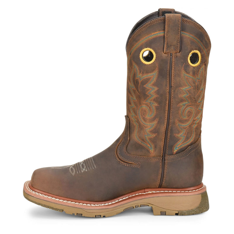 Double-H Men's Elijah 12" Western EH Composite Toe Elijah, DH5241, Brown